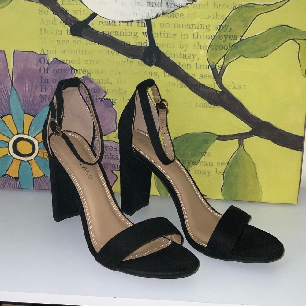 Black high heels